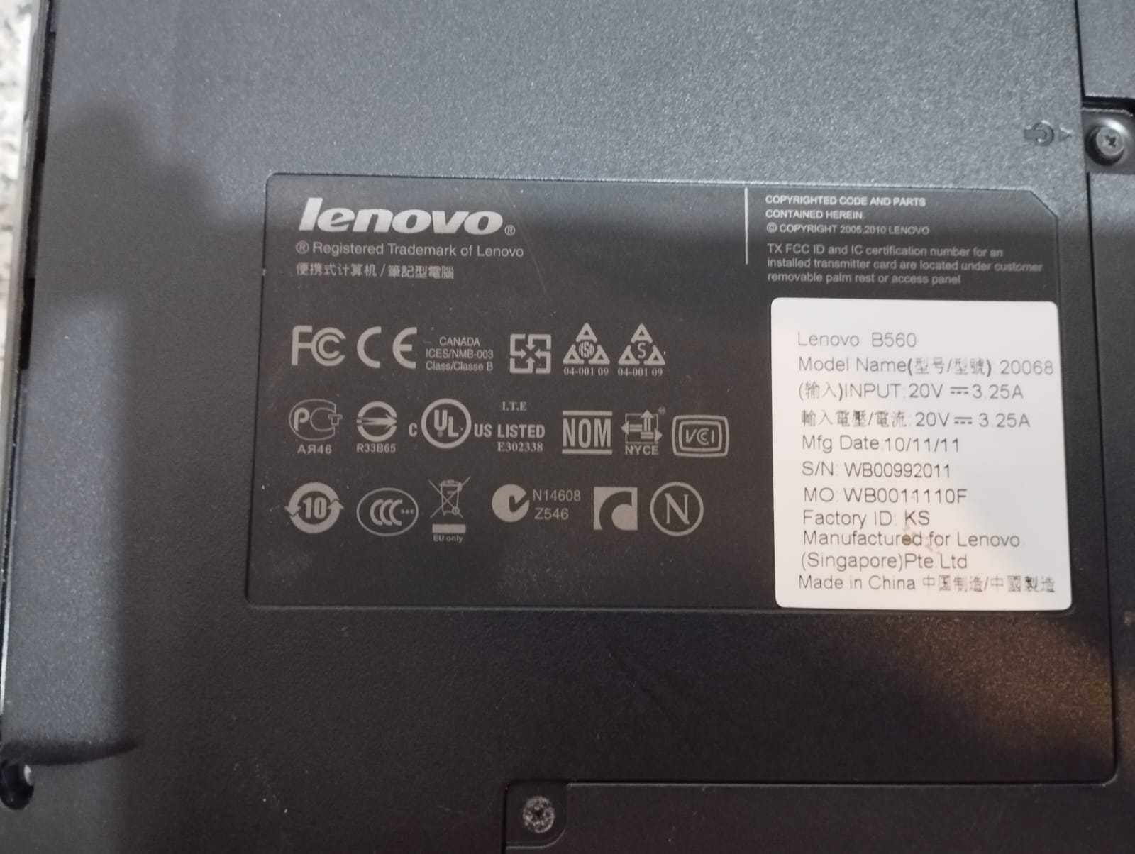 Lenovo Intel Pentium  Windows7