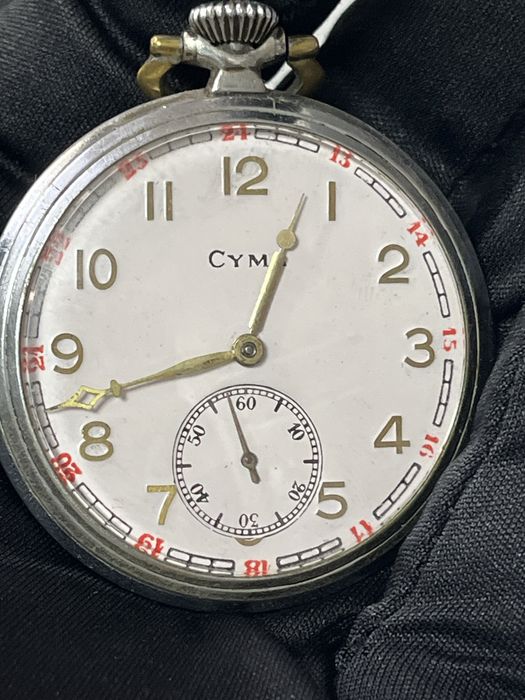 CYMA военен джобен часовник от Втората световна война