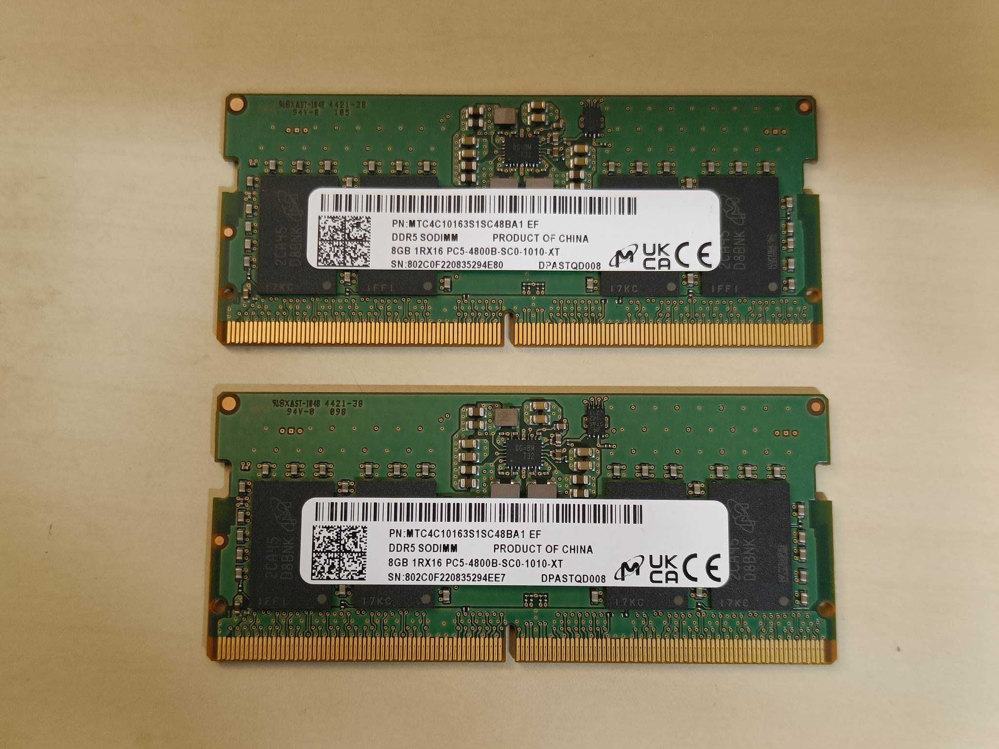 Memorie DDR5 16GB DUAL CHANNEL (2*8GB) 4800Mhz
