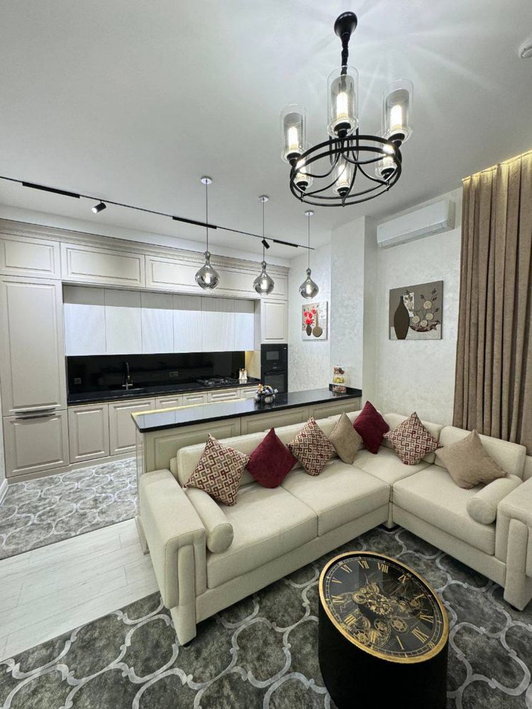 Новостройка SkyLine Tower 2 комнатная 2 этаж, 55м2. Авторский проект