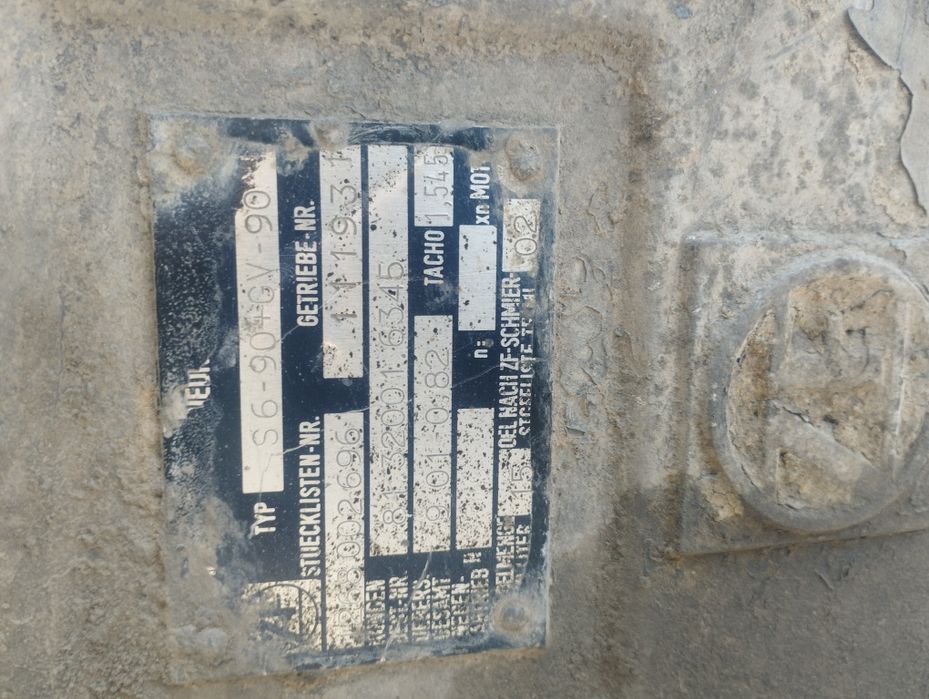Кпп ZF.  MAN S6=90
