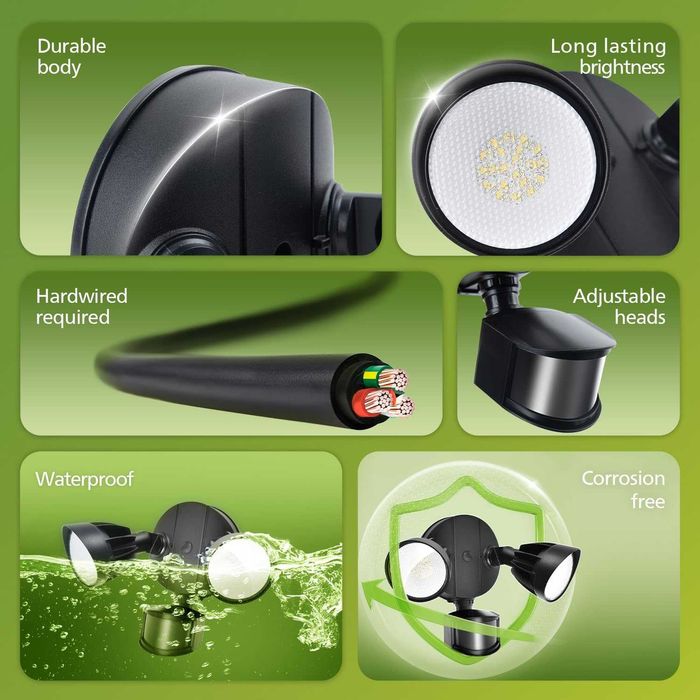 PHILIPS 21W 3000 lm LED охранителна лампа с PIR сензор за движение