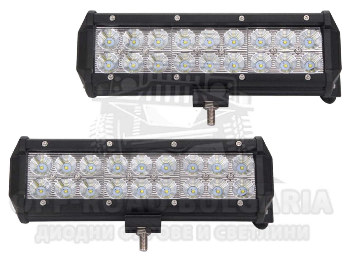 2 БРОЯ LED BAR БАР Прожектор 23 см 54W 12V/24V