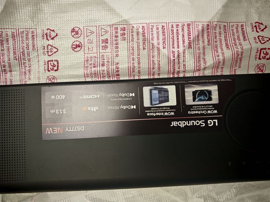 LG Sound bar 3.1 Dolby Atmos Nou