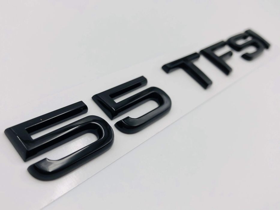 Emblema Audi 55 TFSI spate negru