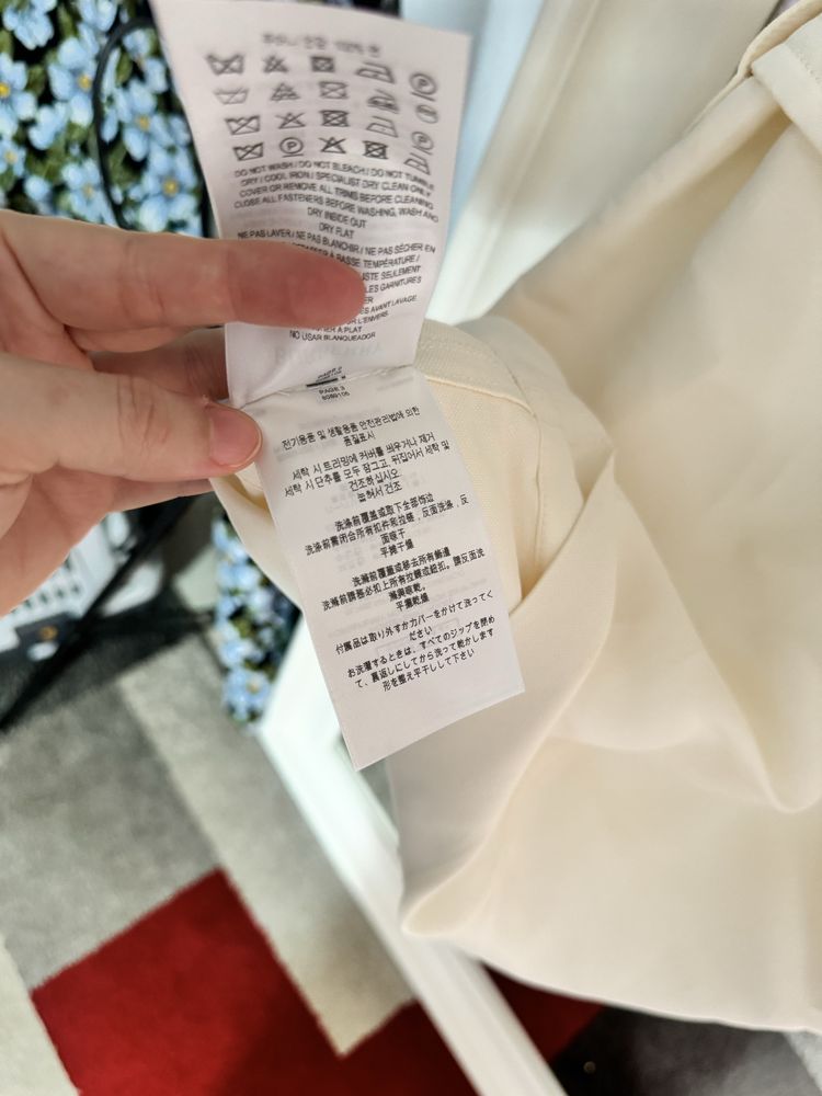 Rochie BURBERRY, originala, nou-nouta, alb-unt