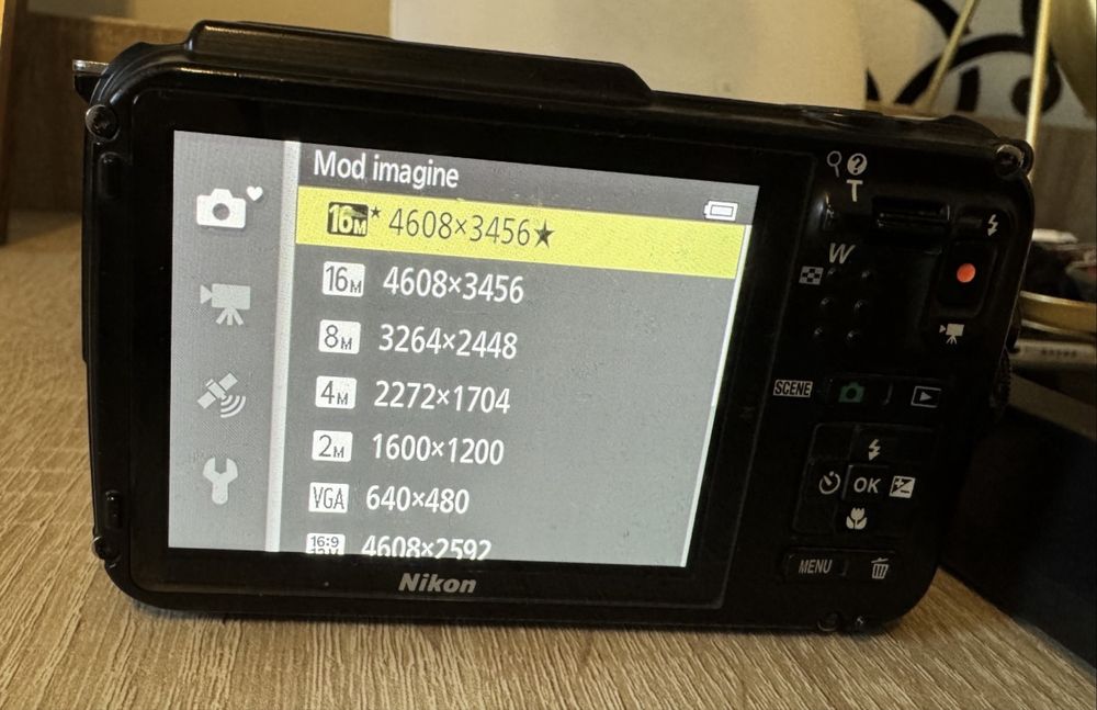 Aparat foto digital Nikon Coolpix AW110 Gps