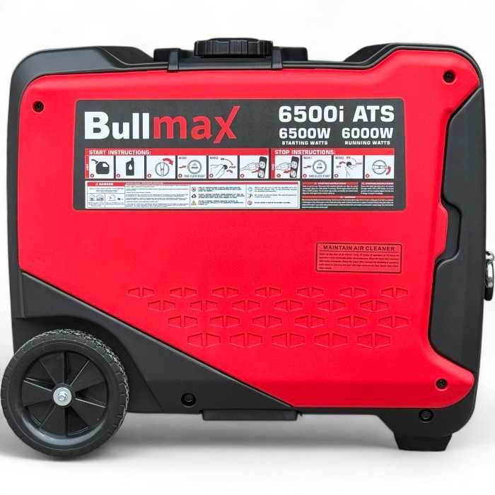 Инверторен обезшумен генератор за ток Bullmax 6500i, 6kW, AVR, ATS