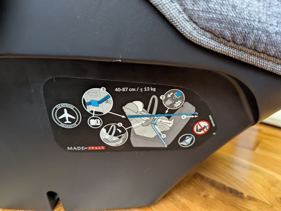 Бебешко столче за кола Peg Perego Lounge с протектор