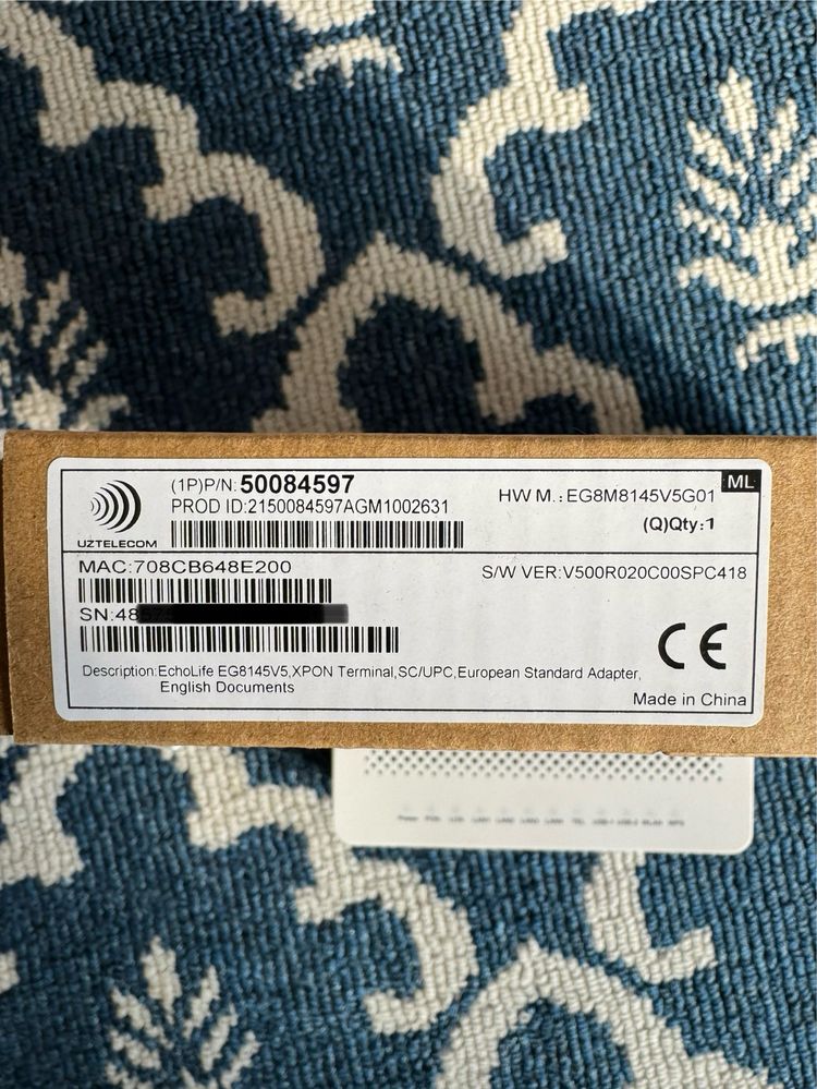 Huawei EG8145V5 Gpon Madem 2,4 Ghz 5 Ghz