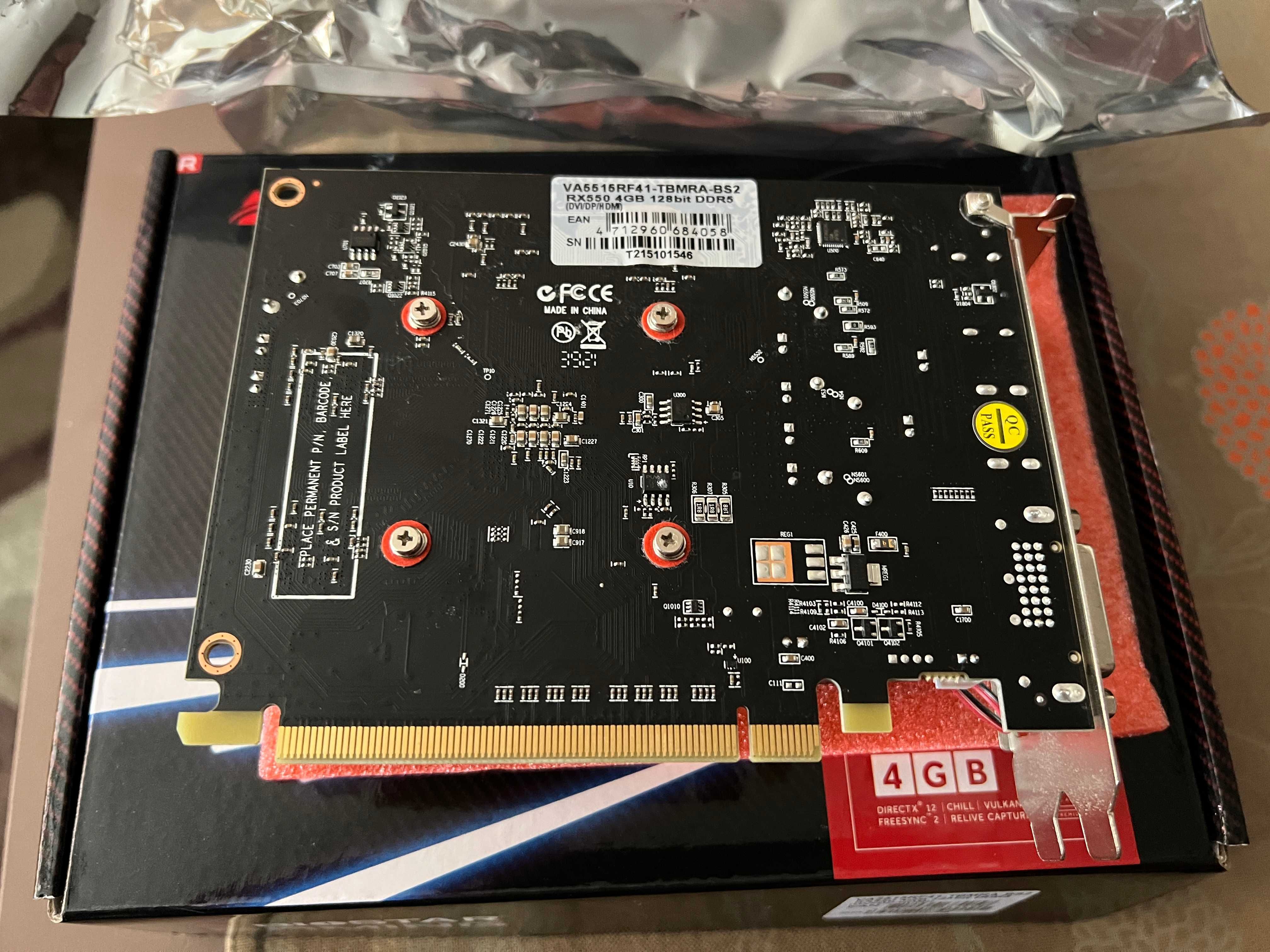 Продавам Нова BIOSTAR ATI Radeon RX550 4GB Gaming