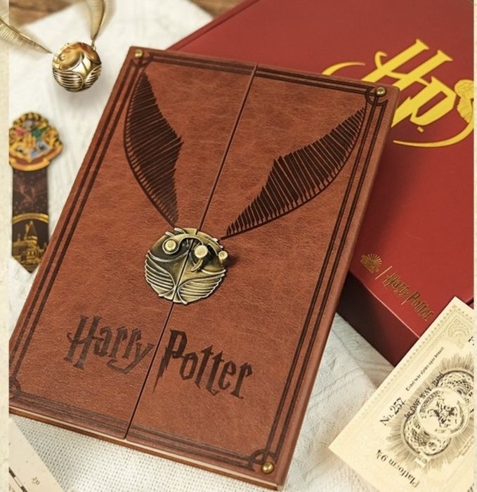 Блокнот Золотой Снитч, Гарри Поттер, A5, 100 л, коричневый