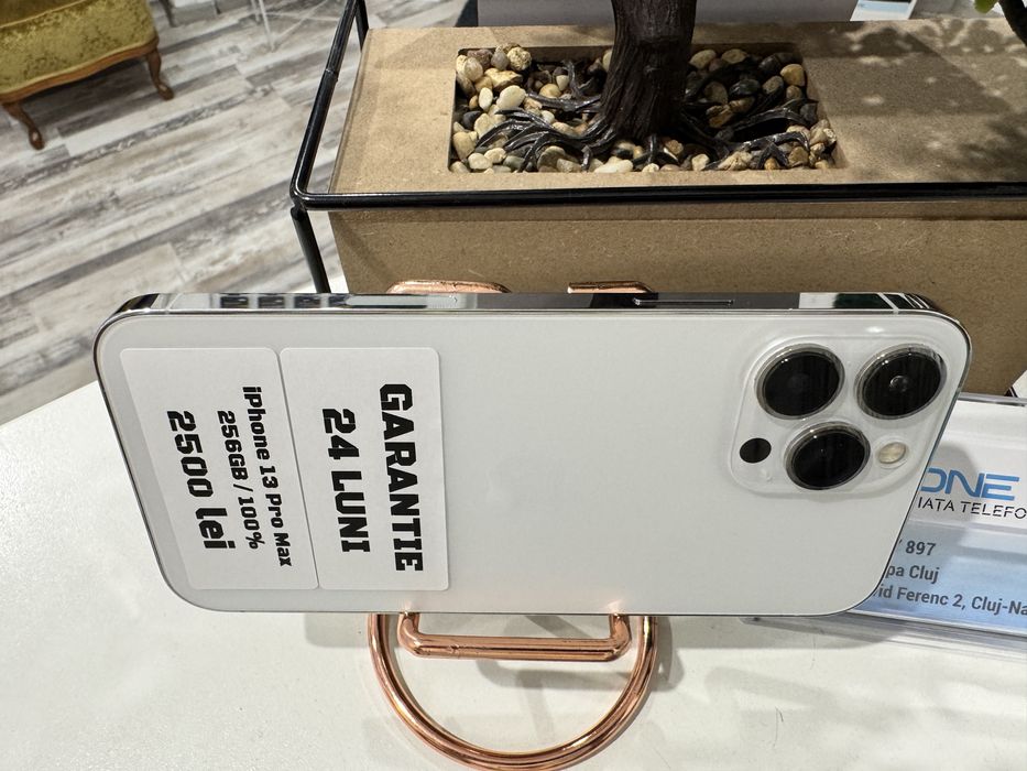 iPhone 13 Pro Max 256Gb 100%- Din magazin,cu garantie!