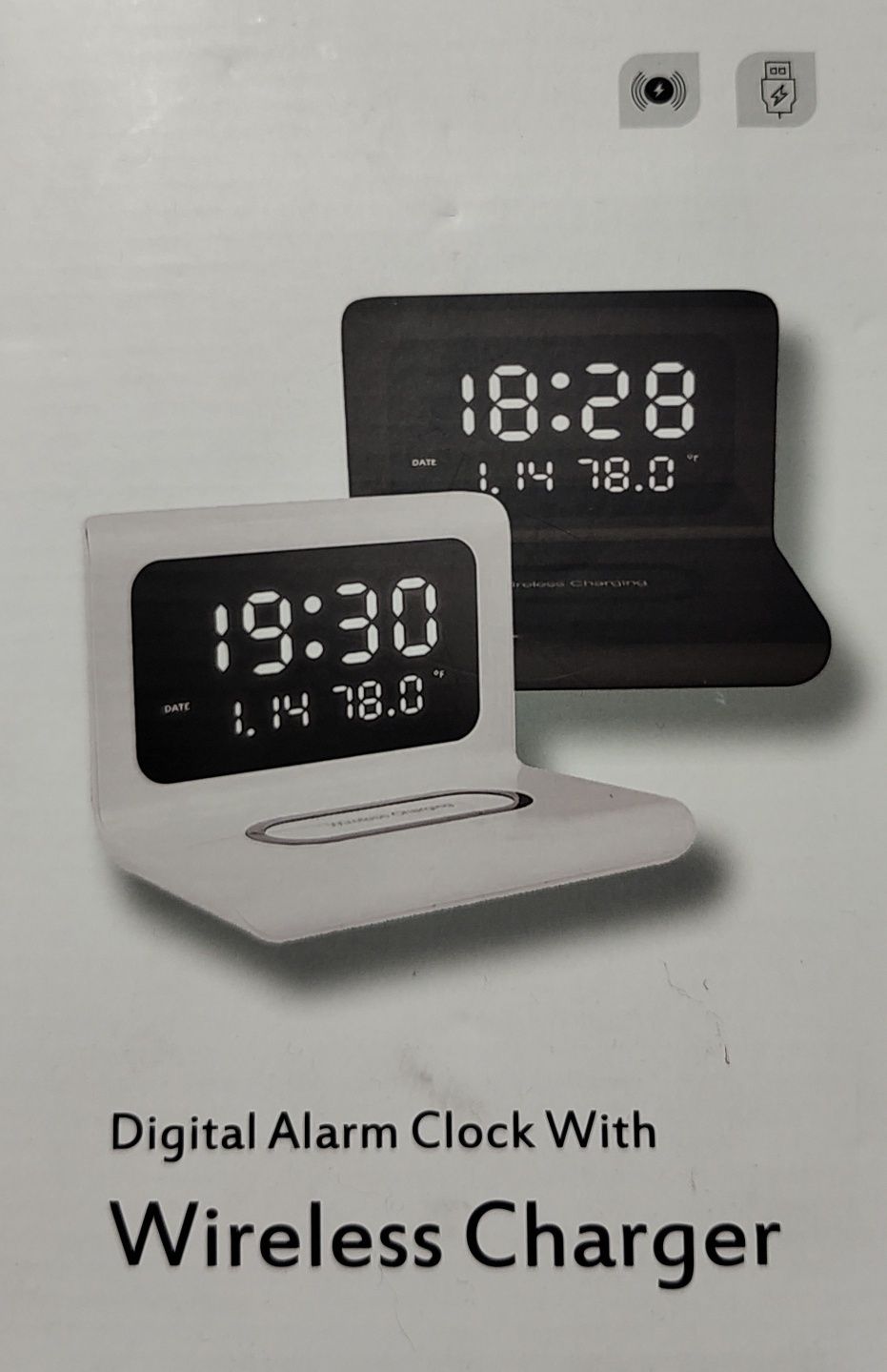 Vând Digital Alarm Clock With Wireless Charger