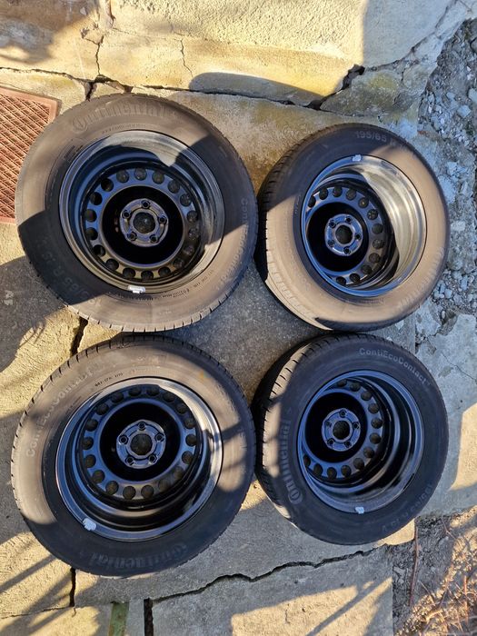 195 65 R 15 jante tabla cu cauciucuri de vara 5 x 105 Opel Astra K