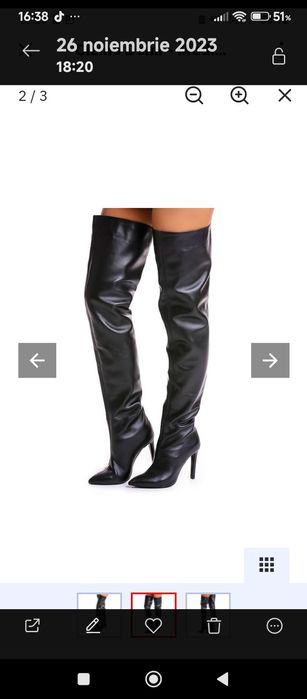 Cizme din piele naturala