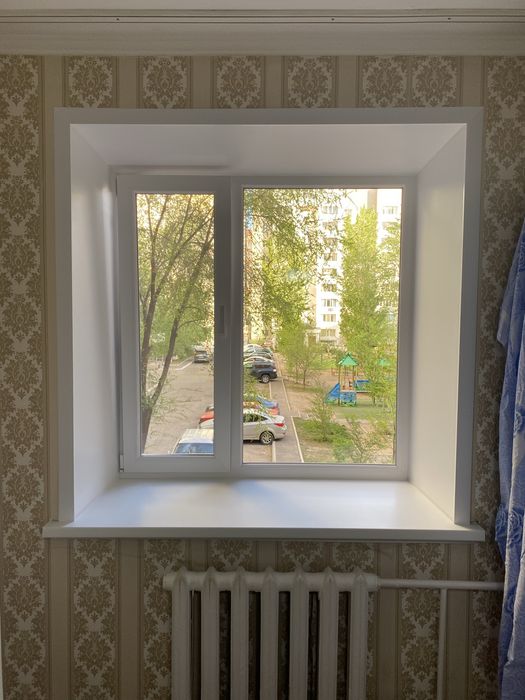 Откосы окна стеклопакеты пластиковые