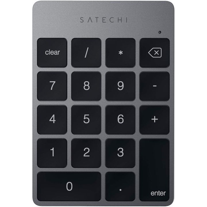 Безжична цифрова клавиатура Satechi Aluminum Slim, Space Gray