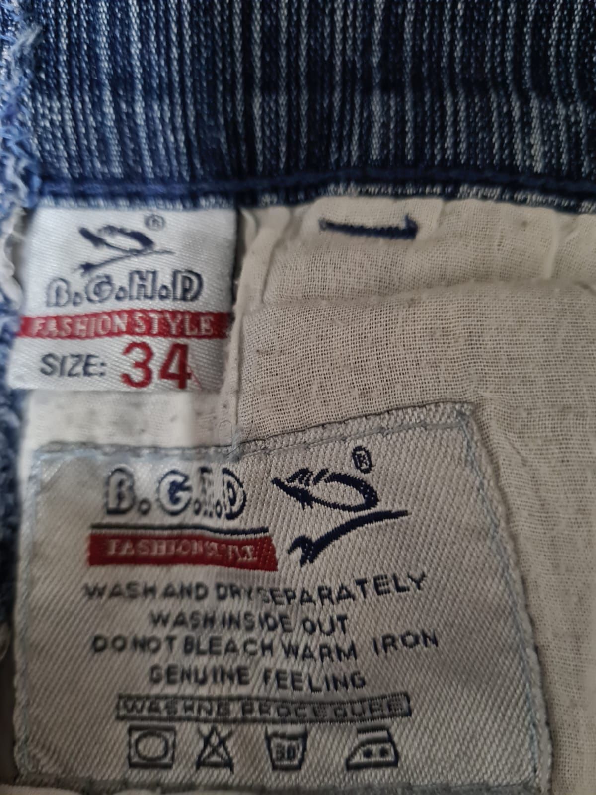 Мужской джинсовый костюм б/у, размер 50, материал стрейч