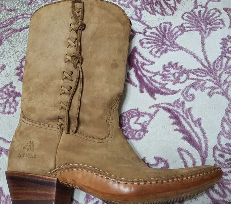 Cizme, ciocate occidentale full piele, El Canelo marimea 44