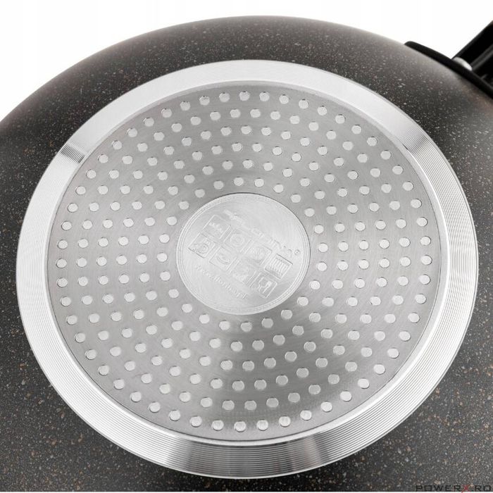 Tigaie din aluminiu Wok Florina Thai 30 cm, Negru