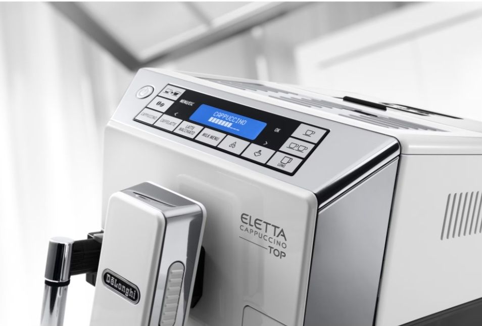 Espressor Automat De'Longhi ECAM 45.760 ELETTA, 1450 W, 15 bar, Alb