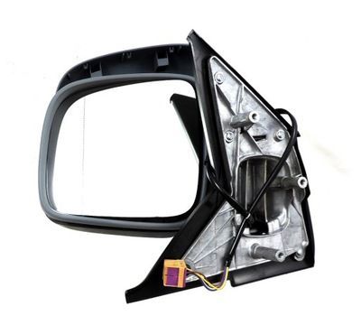 Oglinda exterioara VW Transporter (T5)/Multivan 04.2003-10.2009 stanga/dreapta Crom Asferica Electrica Cu Incalzire, carcasa grunduita, cu 5 pini, Max View