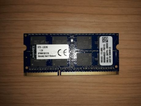 Оперативная память DDR3 8GB для ноута