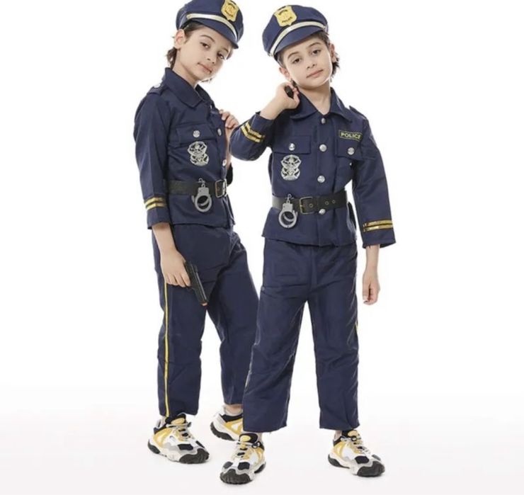 Детски костюм на Полицай с Аксесоари, Детски полицейски костюм