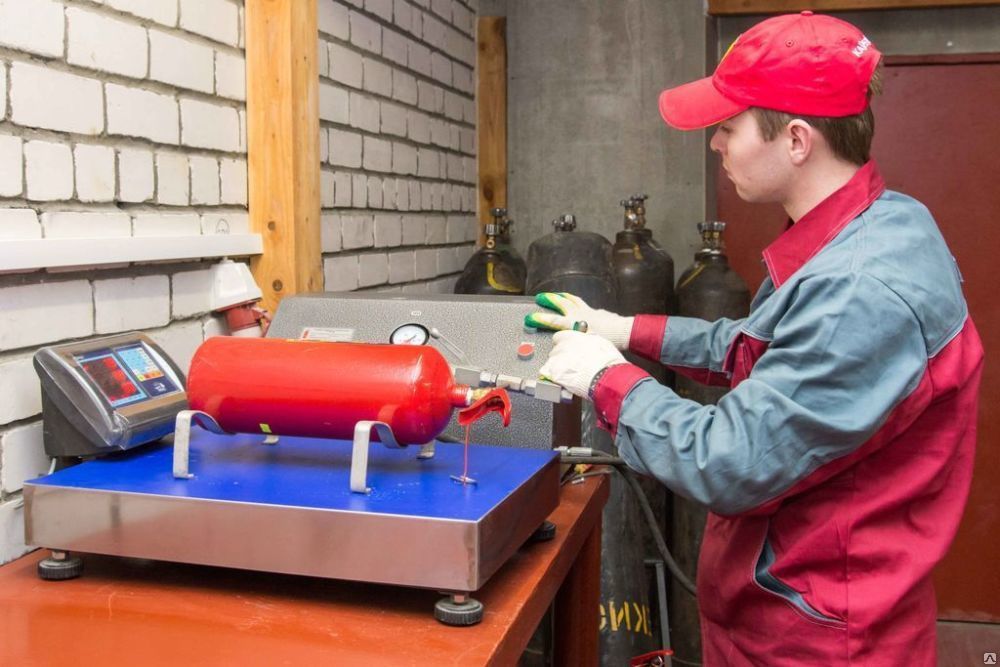 Перезарядка огнетушителей всех типов