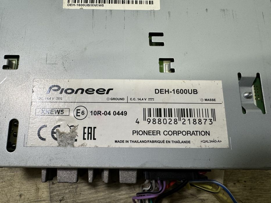 Pioneer DEH-1600ub