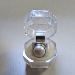 Inel argint mare cu perla marimea 55 sau 15