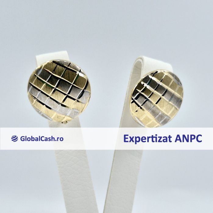 Cercei din aur de 14k, 3.76g | GlobalCash.ro #LU27684