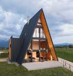 Case si cabane din lemn A-Frame