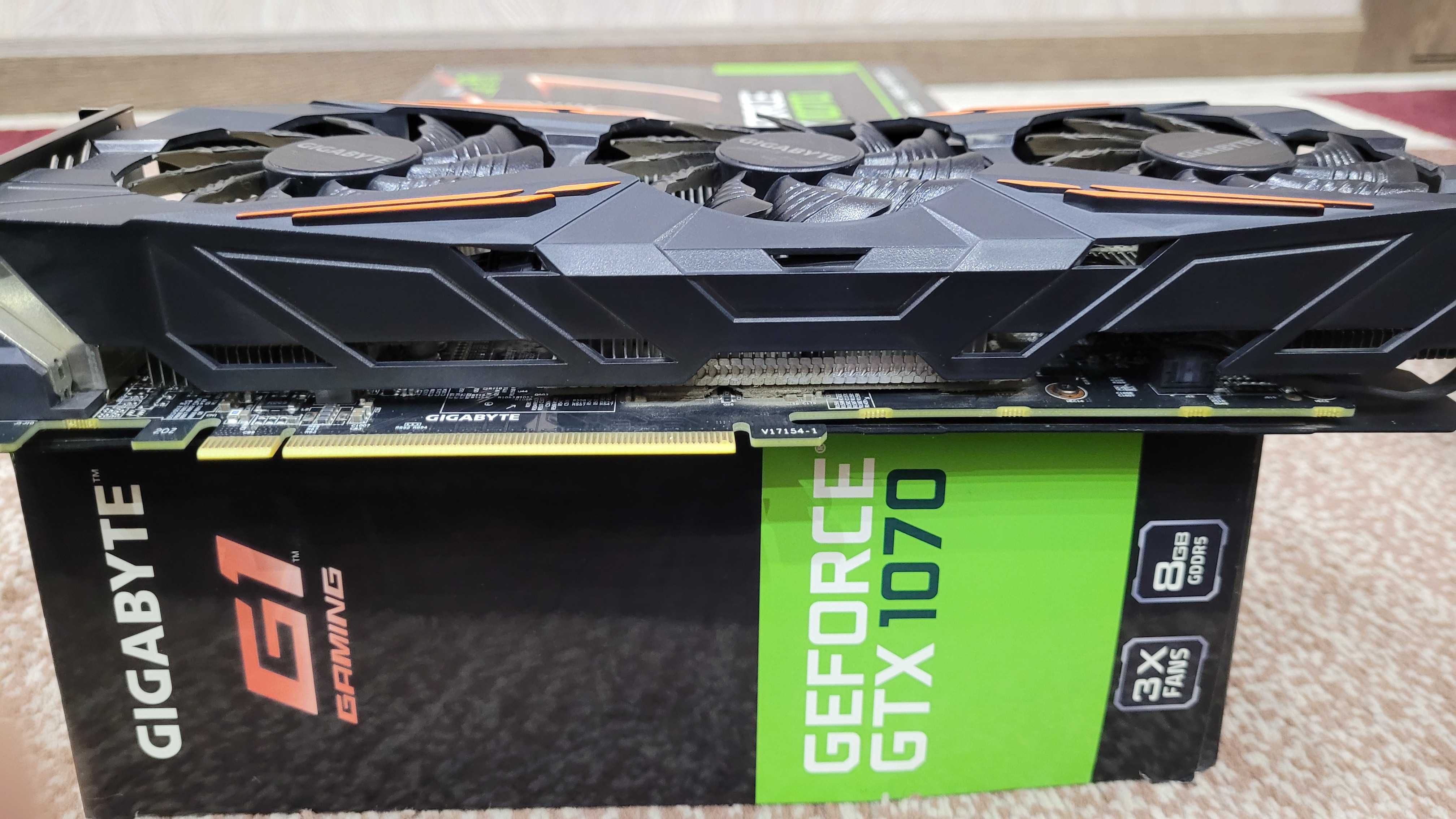 Видеокарта GIGABYTE GeForce GTX 1070 8Gb/256bit G1 Gaming