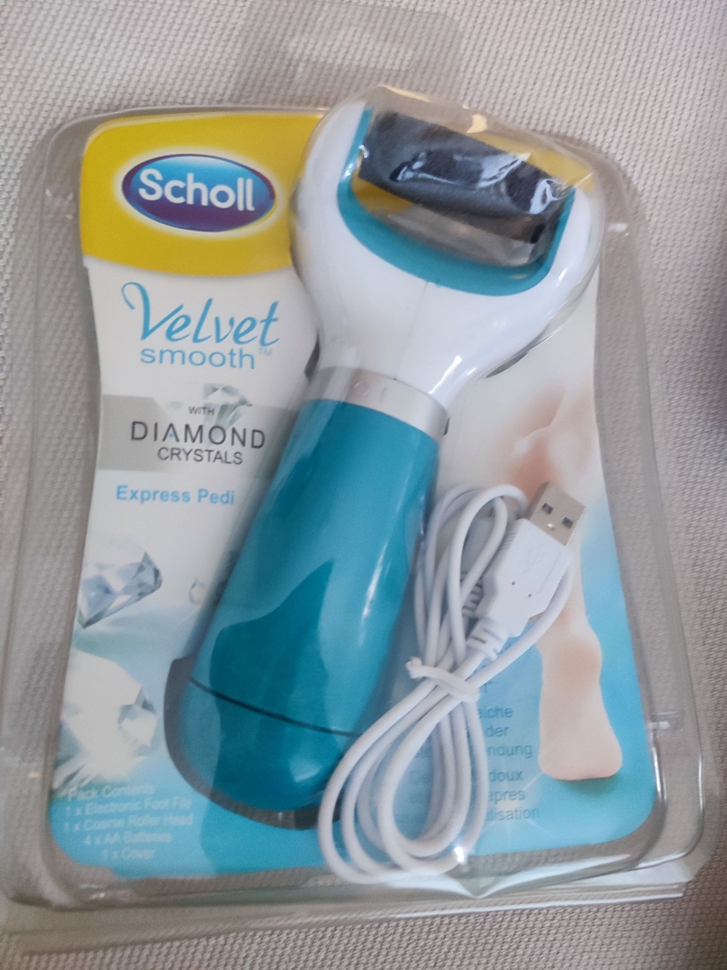 Електрическа пила за пети Scholl Velvet smooth