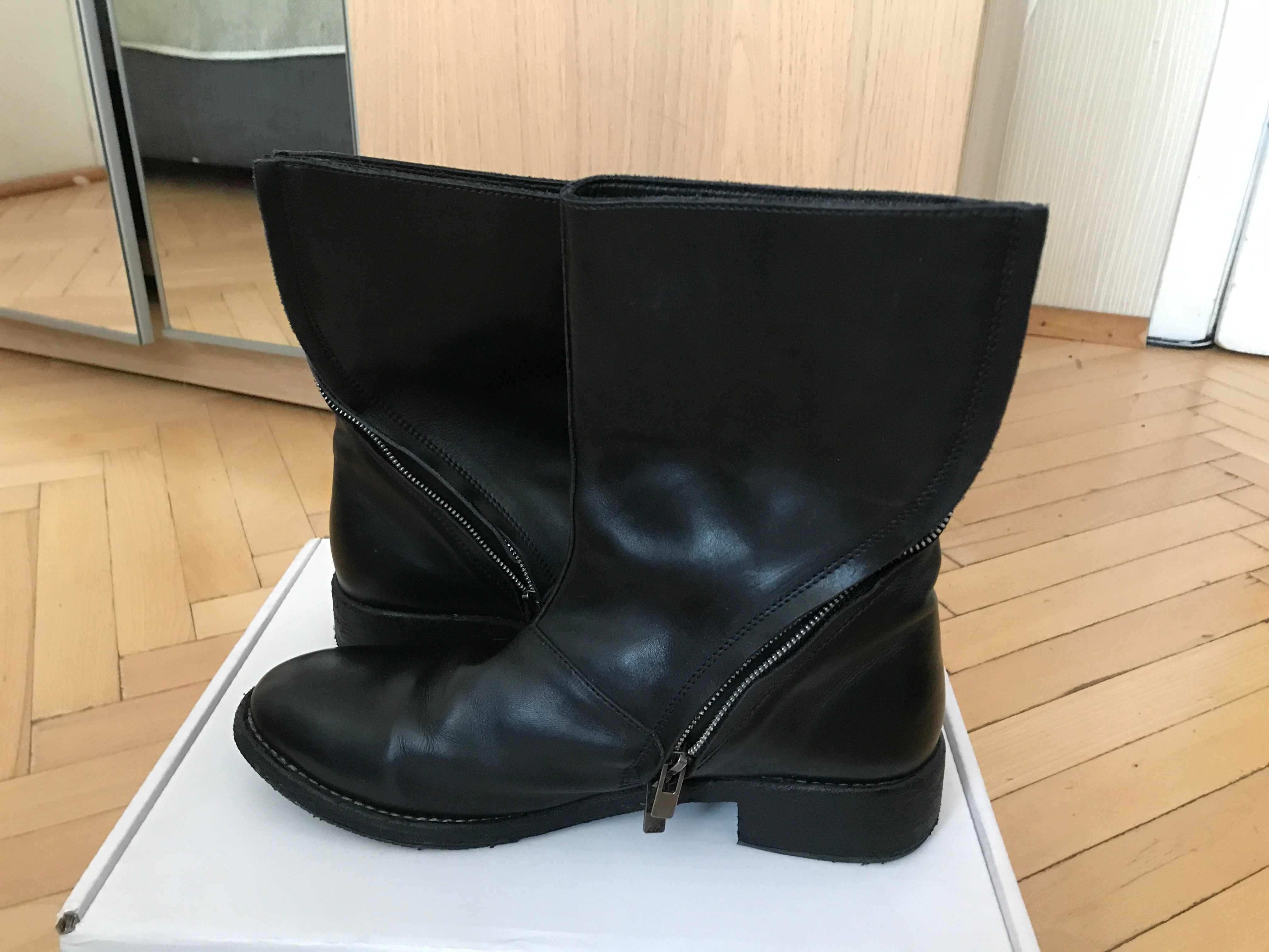 Carol Christian Poell Tornado Boots кожени ботуши
