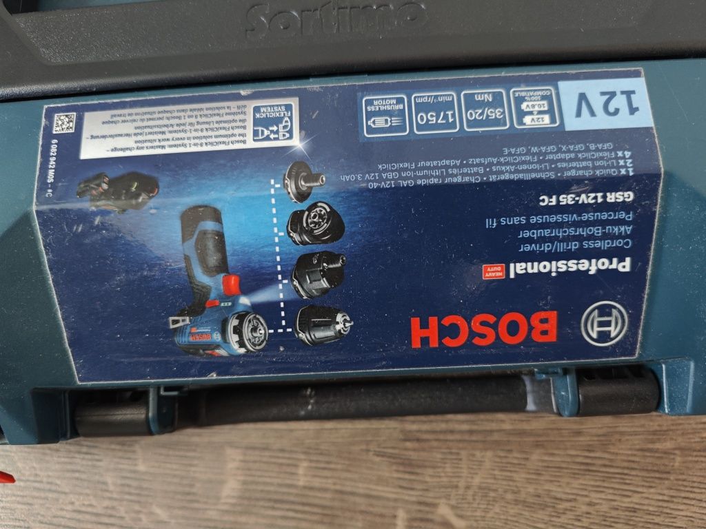 Акумулаторен винтоверт Bosch GSR 12V-35 FC, 12 V,