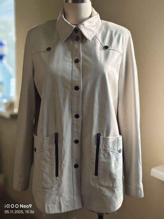 Кожаная куртка женская