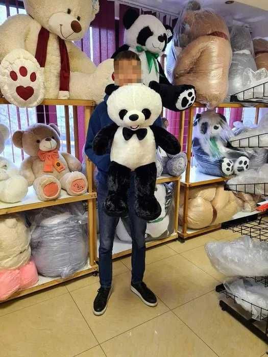 Купи в подарок черно белого мишку со скидкой!! от 10000тг