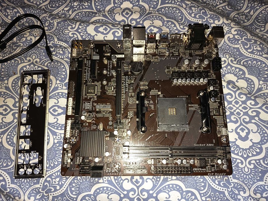 Placa baza gaming, AM4, Gigabyte B350-HD3, slot ssd M2, bios updatat
