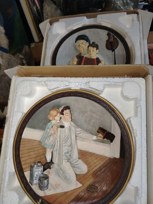 Norman Rockwell  тарелки на стену, коллекционные.