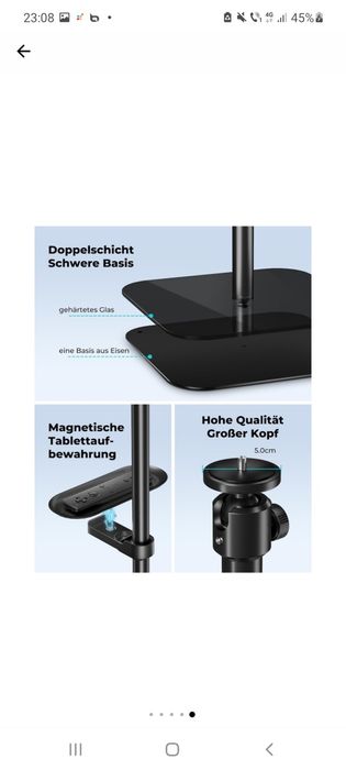 Suport universal pentru proiector , inaltime 88 cm, rotire 360°