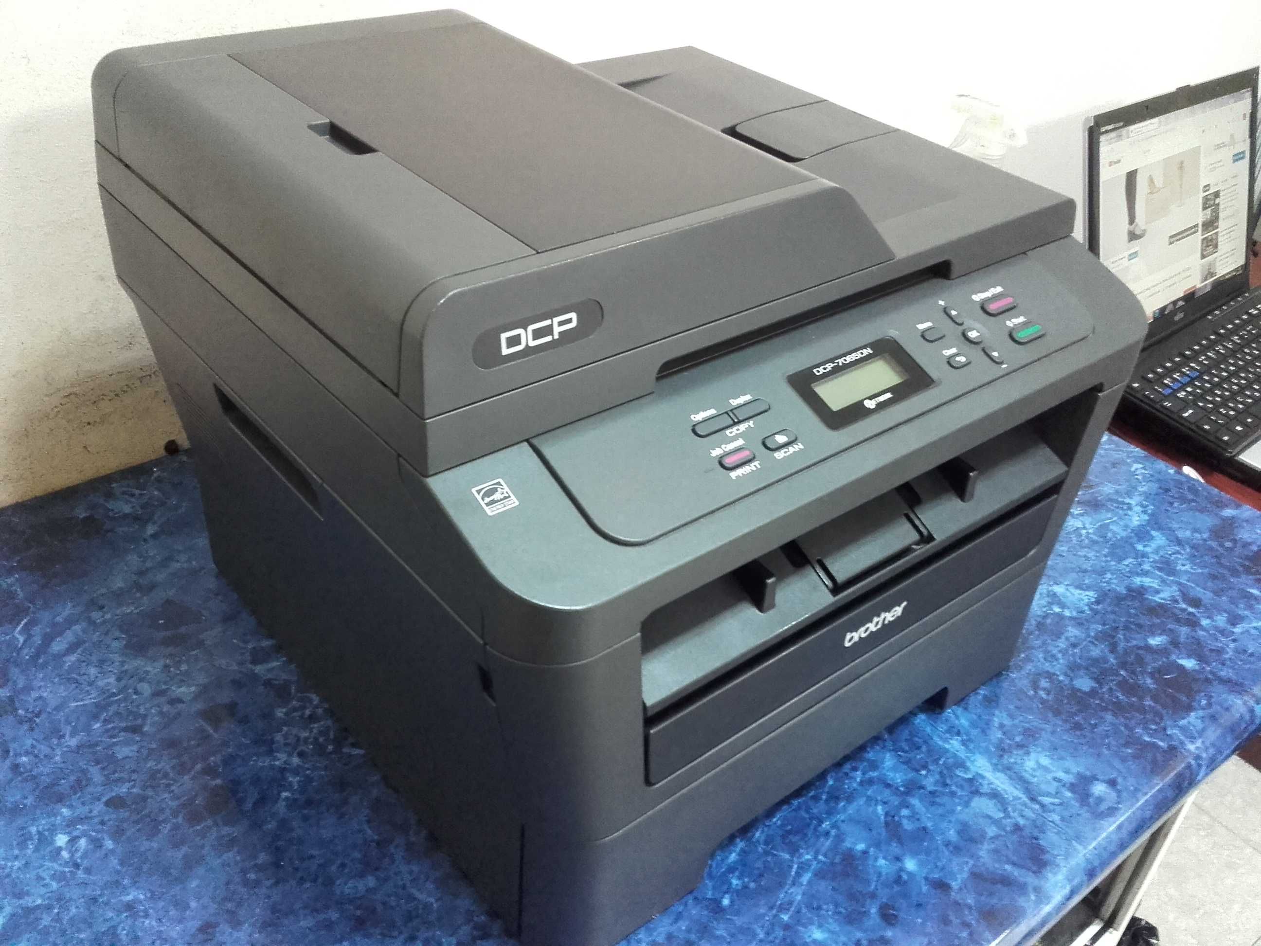 Отличен!!! Лазерен принтер, скенер и копир 3 в 1 Brother DCP 7065DN