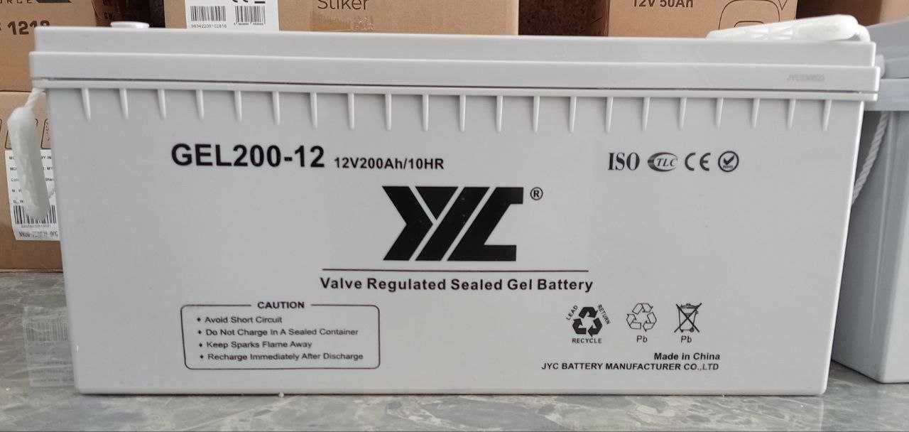 Гелевый Akkumulyator Gel battery GE 200A 150A 100A перечислением