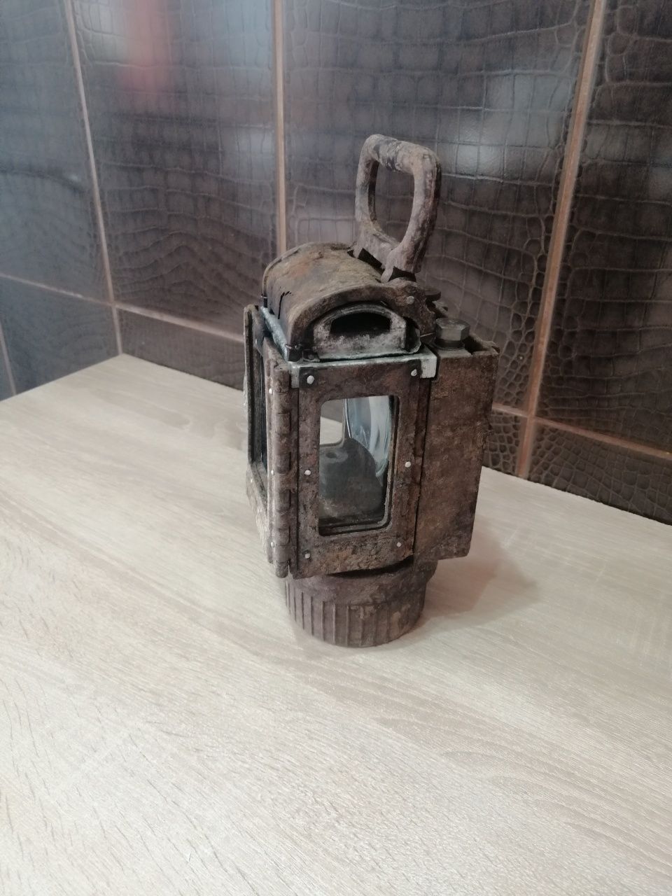 Lampa militara germana cu carbid