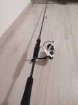 Combo undita spinning, lanseta 1.80 m, fibra de carbon premium, mulin