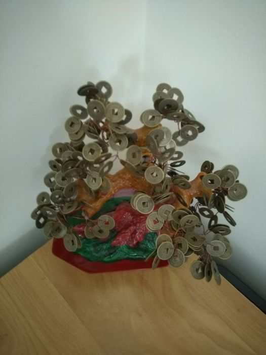 Сувенир Дерево Богатства и Изобилия раритет антиквариат ваза подарки