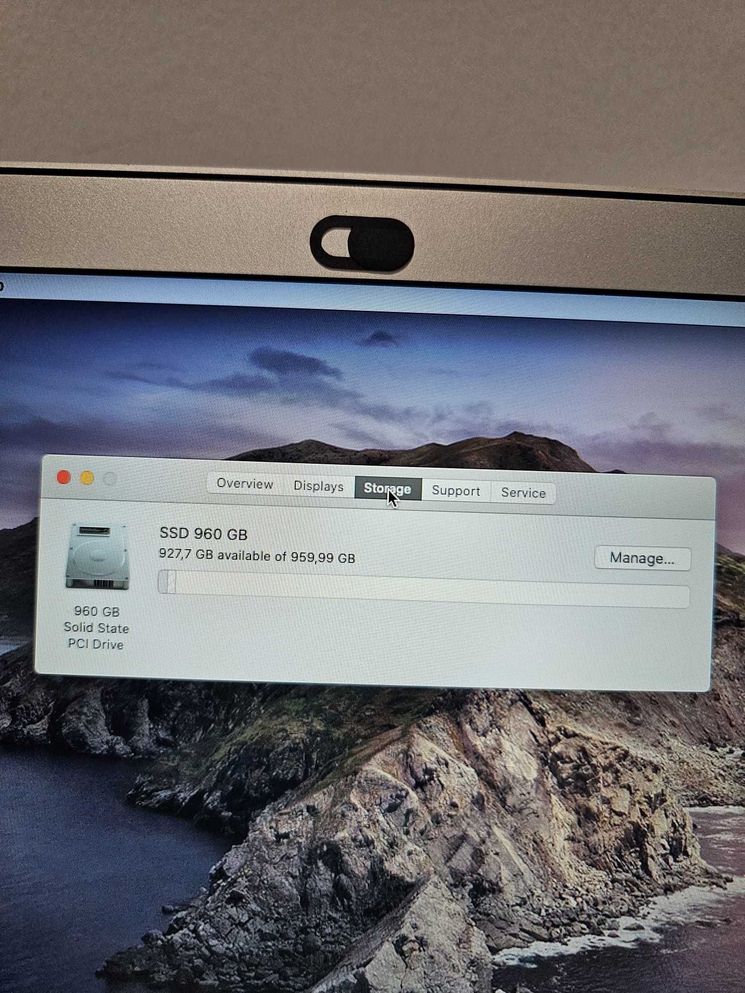 Macbook Air 13 2017, i5 1.8 GHz, 8GB RAM, 960GB SSD, fabricat in 2019