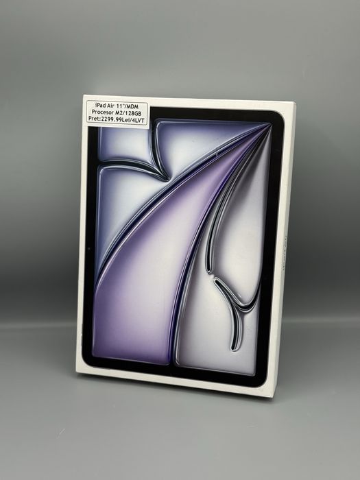 iPad Air 11" | M2 | WIFI | Space Grey | Baterie 99% | 98 Cicluri | NOU